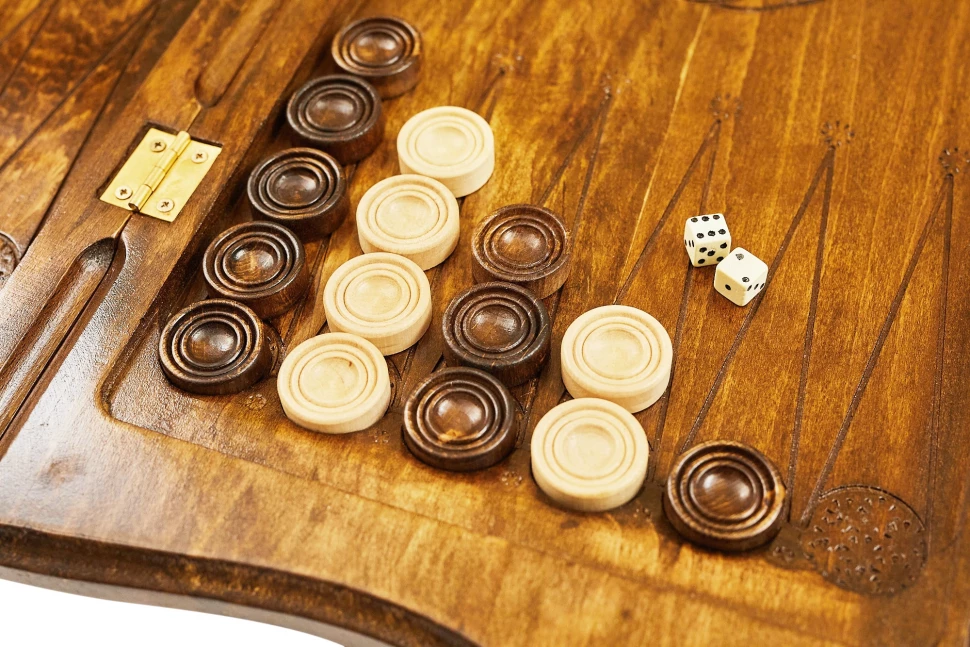 Нарды резные "Арарат и Хорвирап", Petrosyan 