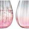 Набор низких стаканов dusk, 425 мл, розово-серый, 2 шт. 