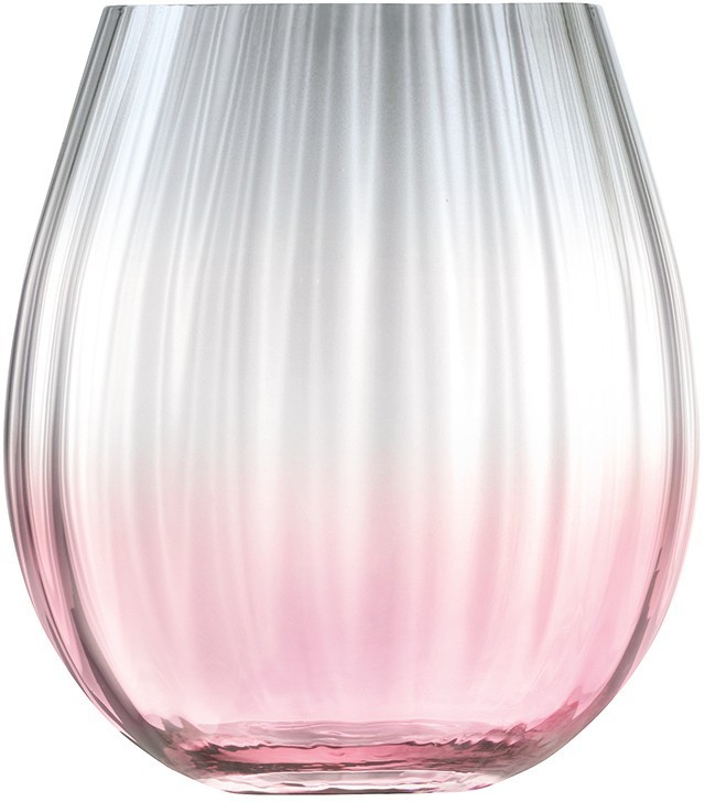 Набор низких стаканов dusk, 425 мл, розово-серый, 2 шт. 