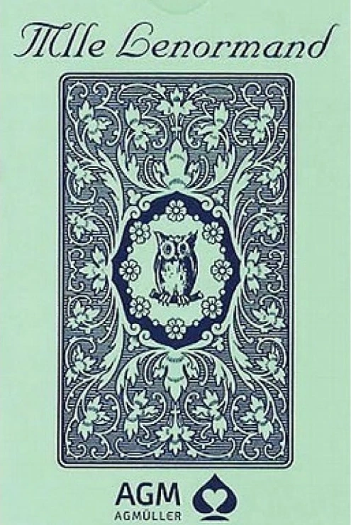 Карты Таро "Mille Lenormand Blue Owl" AGM Urania / Ленорман Синяя Сова 