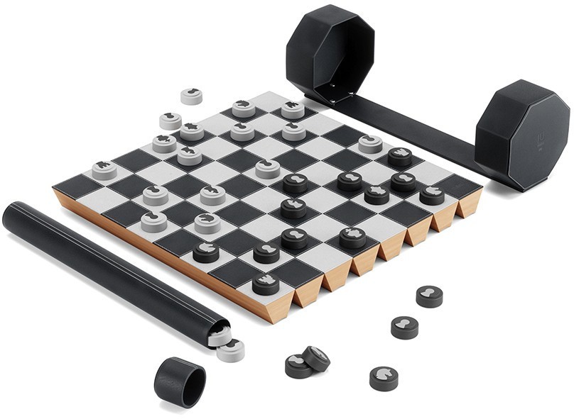 Шахматный набор складной rolz, черный 