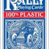 Карты "100% Plastic Rally Playing Сards blue" 