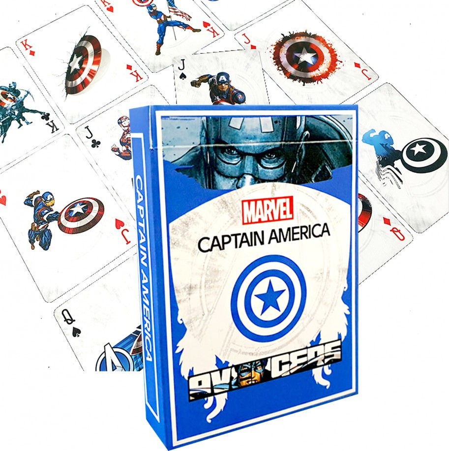 Карты "MARVEL Captain America Stripper Card deck Standard Index" 
