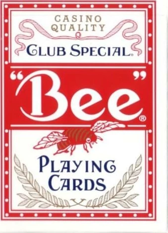 Карты "Bee Standard Index Red" 