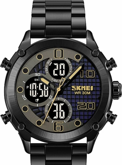 Наручные часы skmei 1975sbkbk black/black steel 