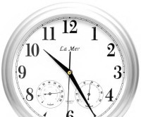 Настенные часы la mer gd115 silver