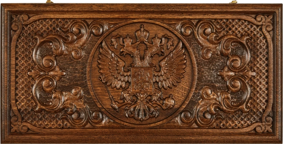 Нарды резные "Герб РФ 2" 50, Mkhitaryan 
