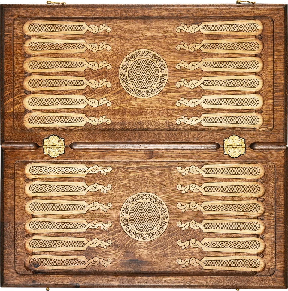 Нарды резные "Герб РФ 2" 50, Mkhitaryan 