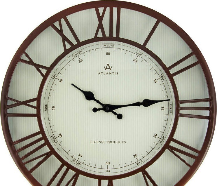 Настенные часы atlantis 1612-2 brown 