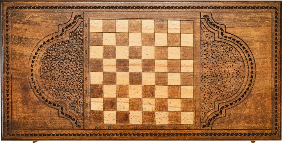 Нарды резные "Волк" 60, Zakaryan 