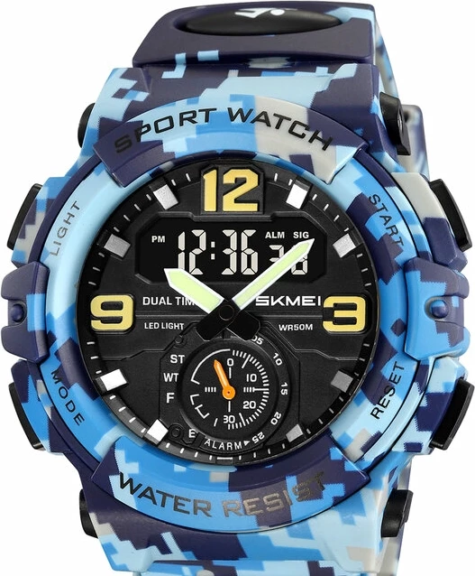 Наручные часы skmei 2341cmbu blue camo 