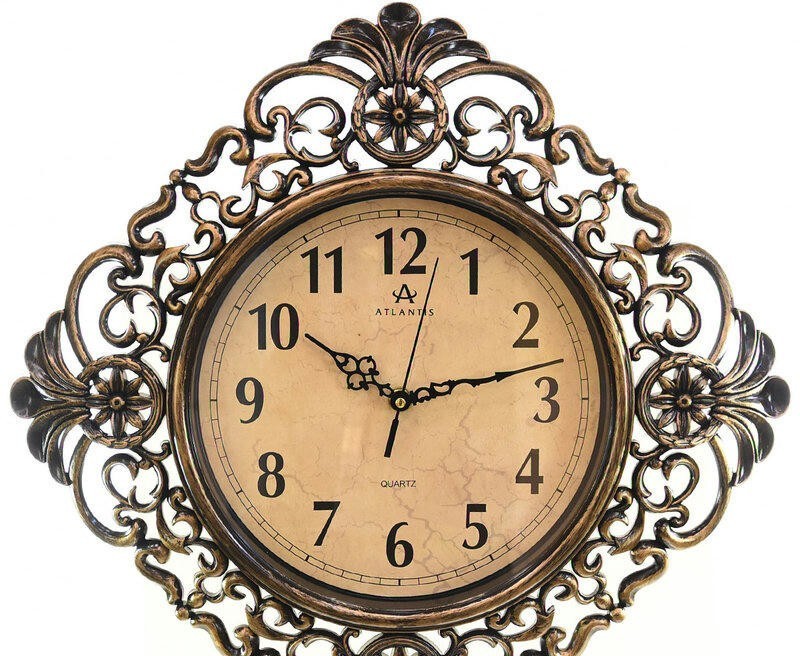 Настенные часы atlantis tld-35190a brown 
