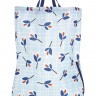 Рюкзак складной mini maxi sacpack leaves blue 