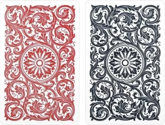 Комплект карт "Elite Bridge Size Jumbo Index Playing Cards Double Deck (red and black) Copag" 