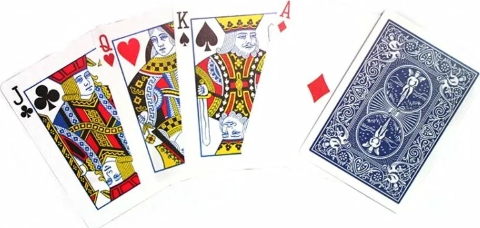 Карты "Bicycle Stripper Deck blue" / конусная колода 