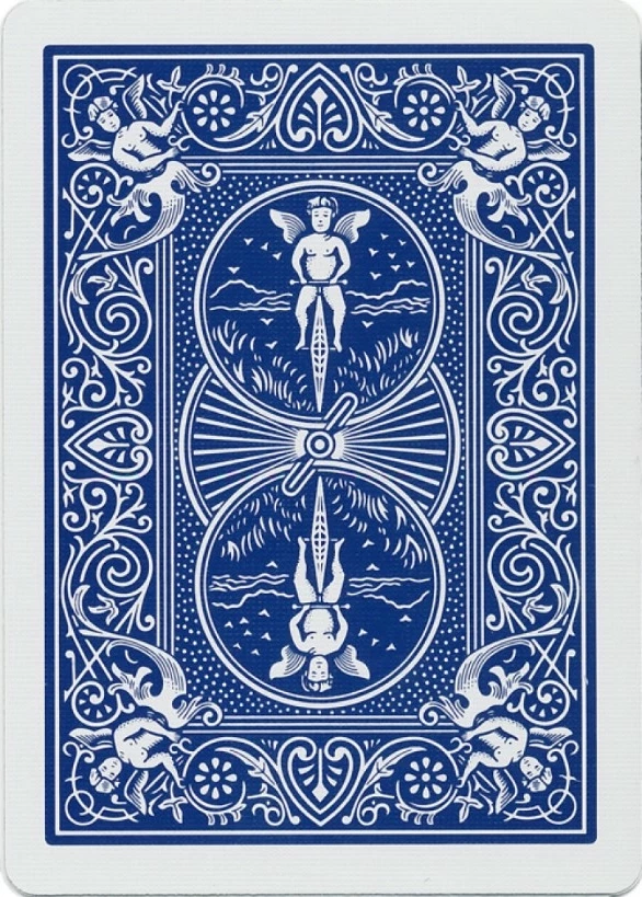 Игральные карты Bicycle Standard 54 карты, синие 