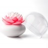 Контейнер для хранения ватных палочек lotus, белый/розовый 
