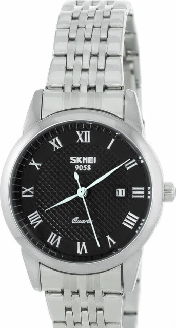 Наручные часы skmei 9058sbk-s black(lady) stainless steel 