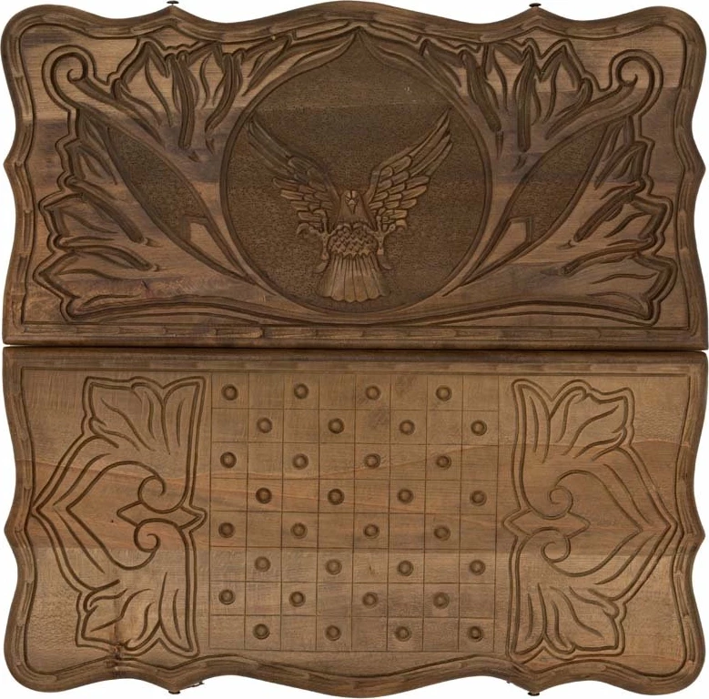 Нарды резные "Ястреб", Petrosyan 