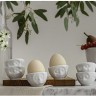 Набор подставок для яиц tassen happy & hmpff, 2 шт, белый 