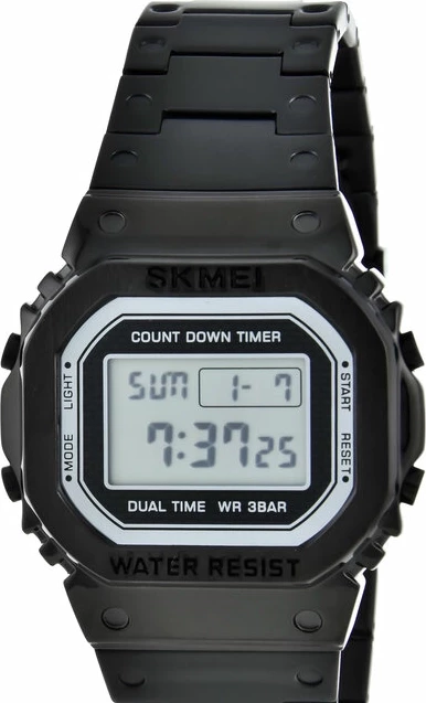 Наручные часы skmei 1456bk black big size 