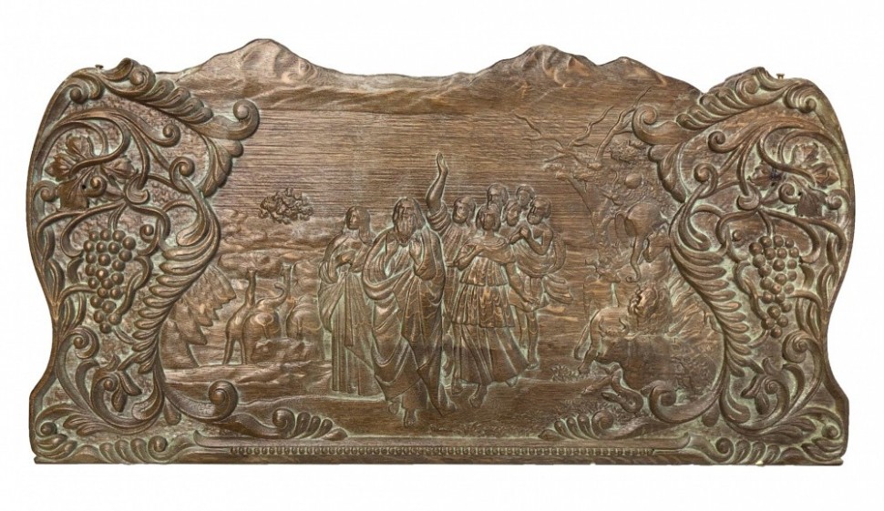 Нарды резные "Ноев Ковчег" патина, Ustyan 