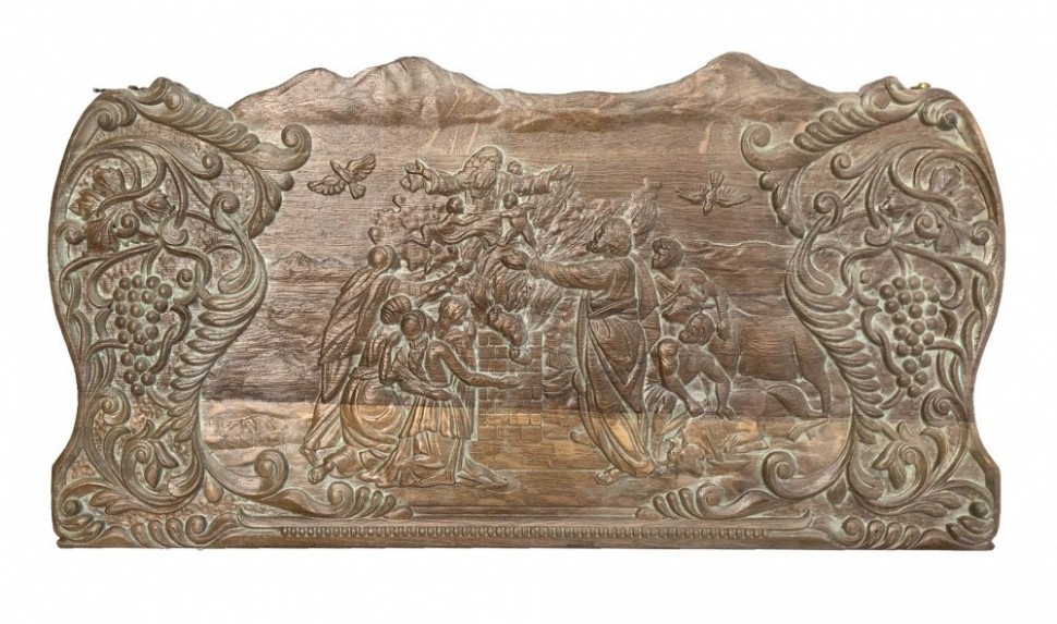 Нарды резные "Ноев Ковчег" патина, Ustyan 