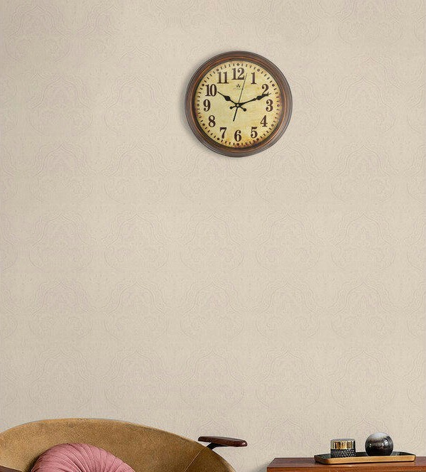 Настенные часы atlantis tld-3708c brown 