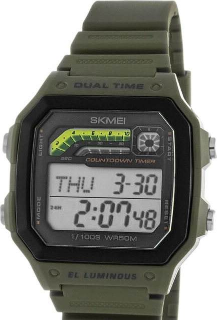 Наручные часы skmei 2307pag army green-tpu 
