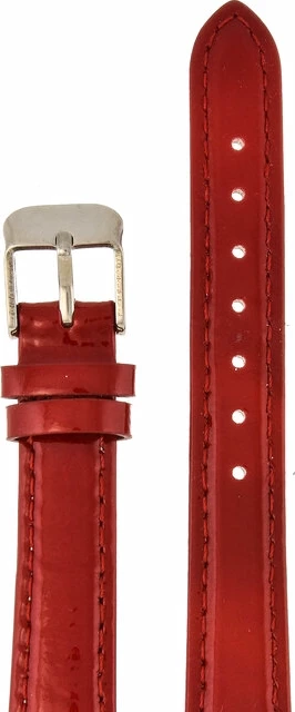 Ремешки maknamara 14 мм красн лак сереб заст 