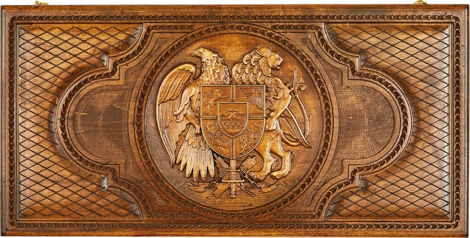 Нарды резные "Герб Армении", Mkhitaryan 