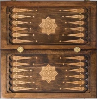 Нарды резные &quot;Золотой Узор 2&quot;, Mirzoyan