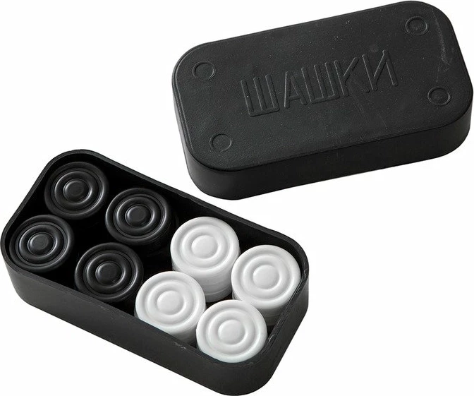 Шашки "Кировские" пластмассовые (с деревянной доской) 