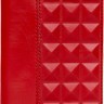 Обложка на паспорт «Геометрия». Цвет красный 