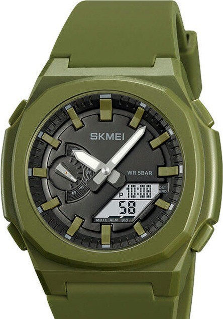 Skmei 2091AGWT army/green-white 