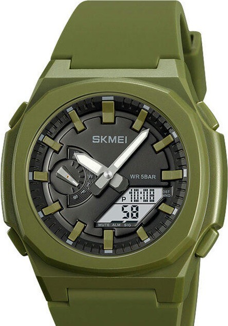 Наручные часы skmei 2091agwt army/green-white 