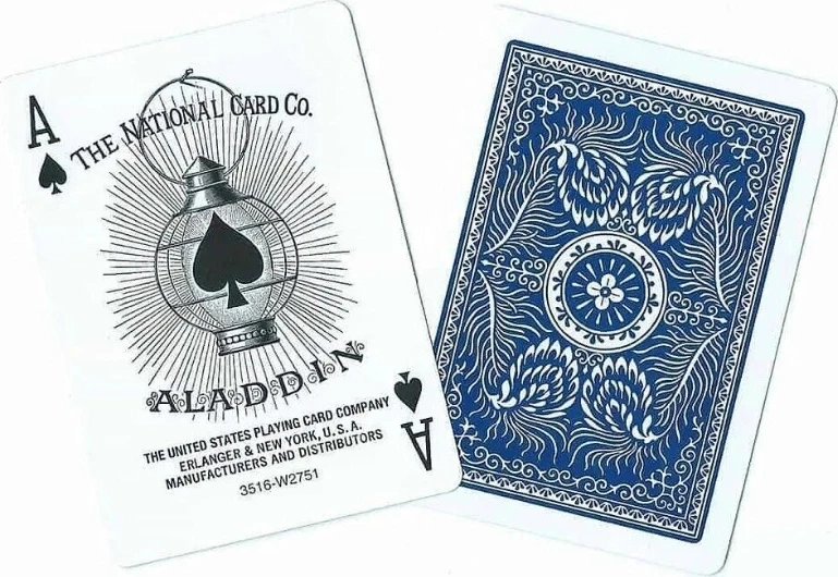 Карты "Bicycle Aladdin Playing Cards blue" 