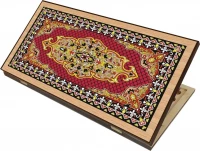 Нарды + Шашки Сирия Красные большие (Россия, дерево, 60 см), Partida