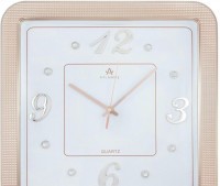 Настенные часы atlantis tld-3661b rose gold