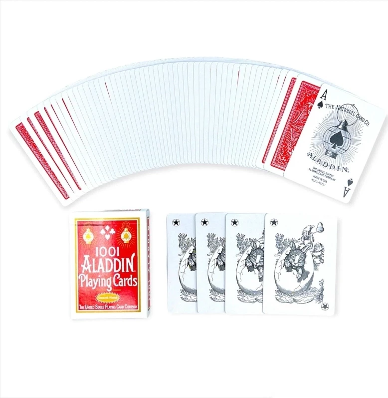Карты "Bicycle Aladdin Playing Cards red" 