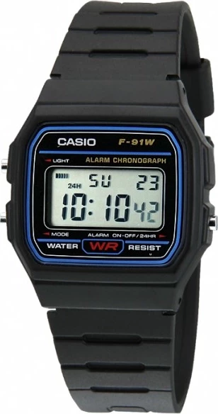 наручные часы casio f-91w-1d 