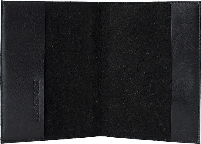 Обложка на паспорт «Black». Цвет черный 