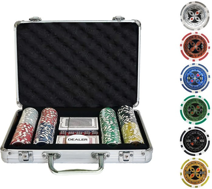 Набор для покера Ultimate 2.0 на 200 фишек. 