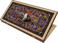 Нарды + Шашки Сирия Волк большие (Россия, дерево, 60 см), Partida