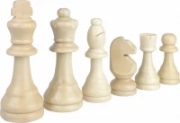 Шахматные фигуры деревянные с подложкой Partida 8,9 см