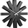 Часы настенные ribbon, D30,5 см, черныe 