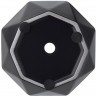 Горшок цветочный rhombus, 13,5 см, матовый черный 