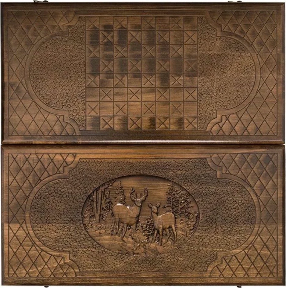 Нарды резные "Олень-2", Ustyan 