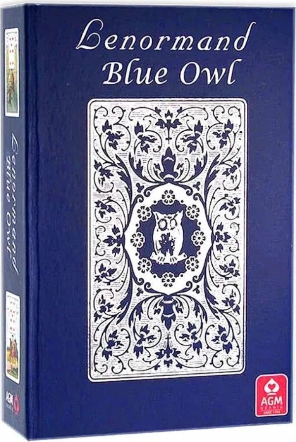 Карты Таро "Mille Lenormand Blue Owl Premium Edition" / Колода Ленорман Синяя Сова Премиум Издание 