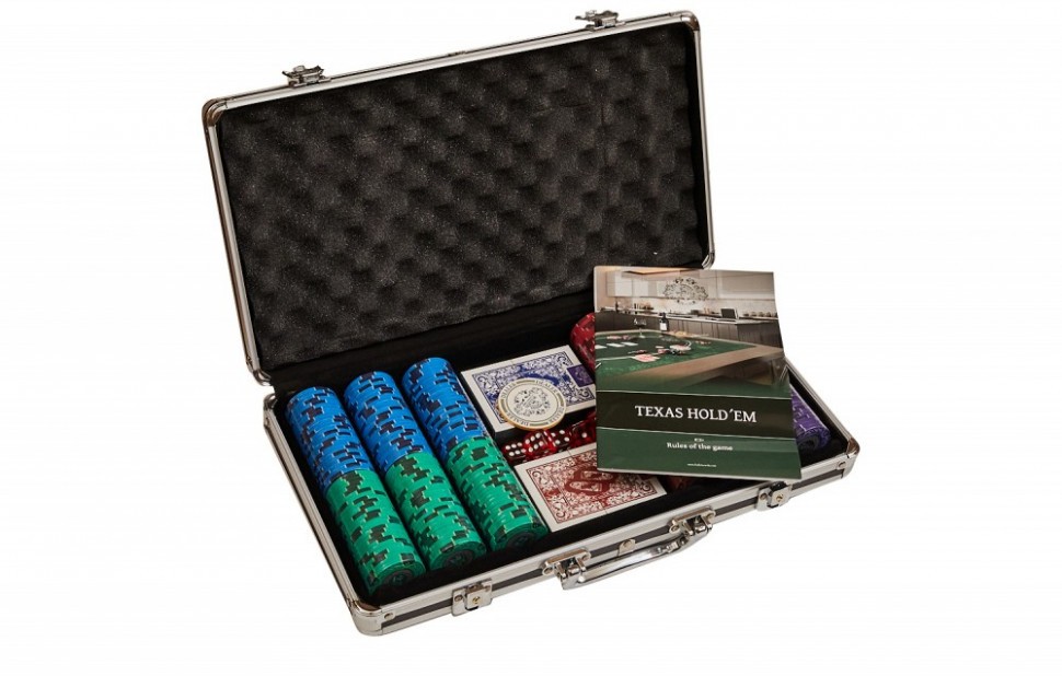 Набор для покера Bullets на 300 фишек 